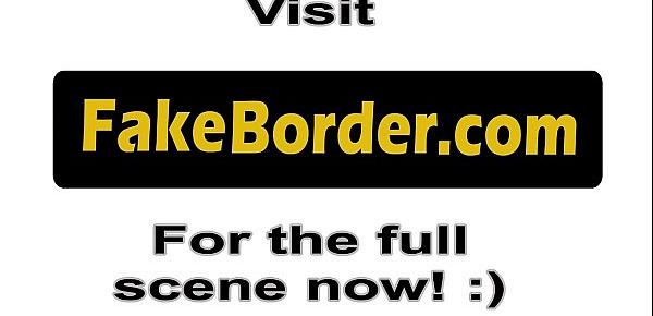  Hot Brunnette Latina Babe Fucked By the Law at the border